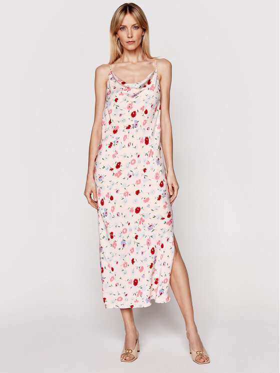Samsøe Samsøe Samsøe Samsøe Sukienka letnia Apples Ml F21100108 Różowy Slim Fit