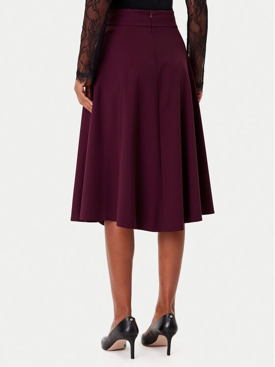 Rinascimento Rinascimento Trapeces svārki CFC0126216003 Bordo Regular Fit