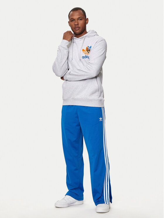 adidas adidas Bluză Trefoil IS2913 Gri Regular Fit