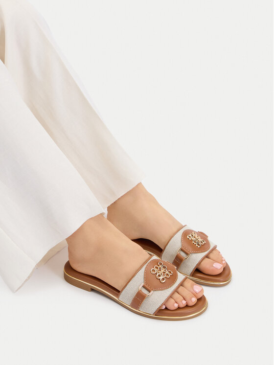 Nine West Nine West Šľapky CEO-6165-32 Hnedá