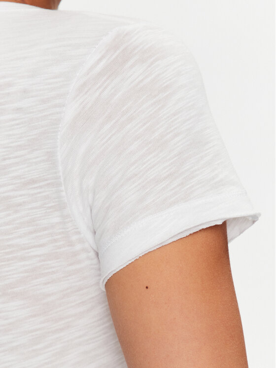 Sisley Sisley T-Shirt 3FD4L11A2 Weiß Regular Fit