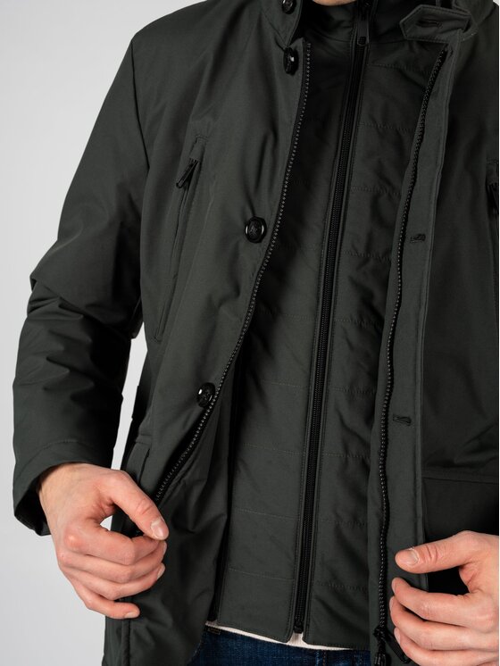 Geox Geox Μπουφάν μεταβατικό M2620A T2953 Πράσινο Regular Fit