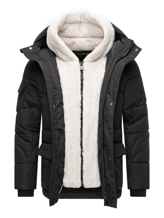 Stone Harbour Stone Harbour Kurtka zimowa Lauroo Czarny Regular Fit