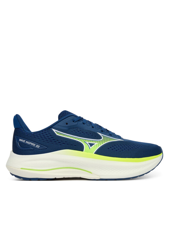 Mizuno Mizuno Tekaški čevlji Wave Inspire 22 J1GC2644 01 Mornarsko modra