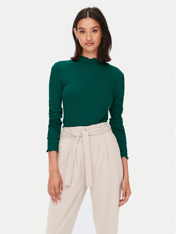 JDY JDY Majica Fransiska 15228065 Zelena Slim Fit