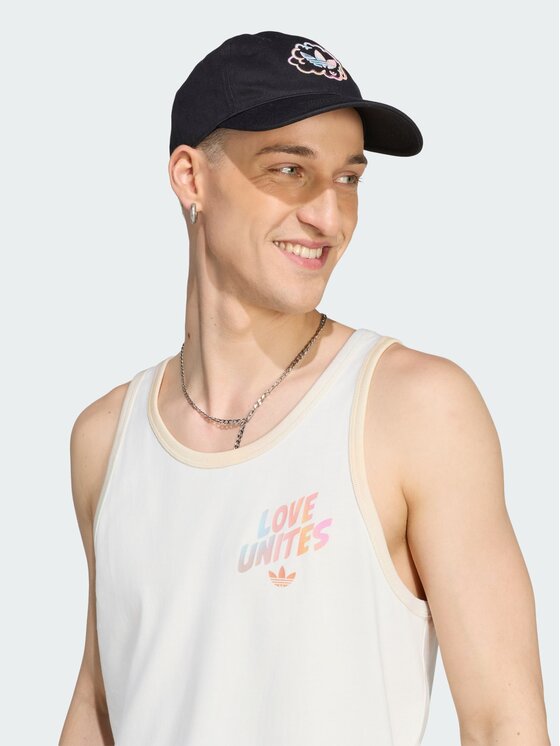 adidas adidas Tank top 164973 Biały Slim Fit