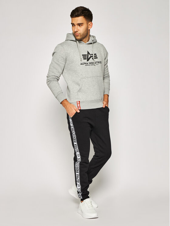 Alpha Industries Alpha Industries Mikina Basic 178312 Šedá Regular Fit