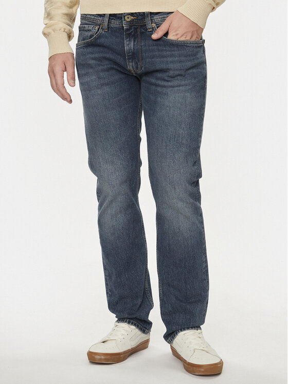 Pepe Jeans Pepe Jeans Jeansy PM207393 Modrá Straight Fit