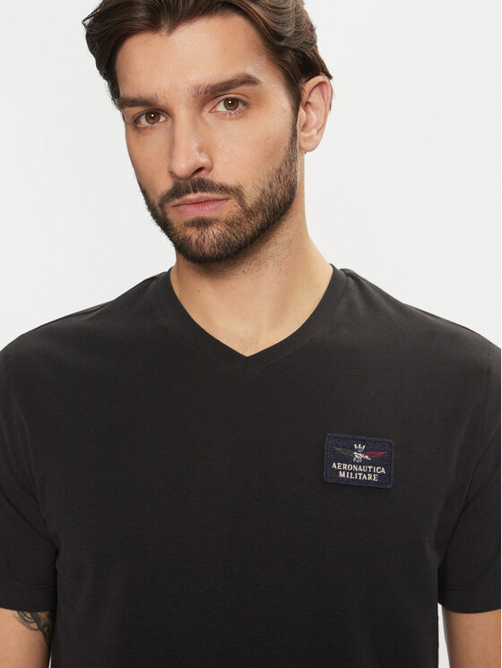 Aeronautica Militare Aeronautica Militare T-särk 242TS2333J662 Must Regular Fit