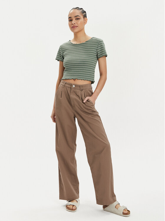ONLY ONLY Тишърт Anits 15253651 Зелен Regular Fit
