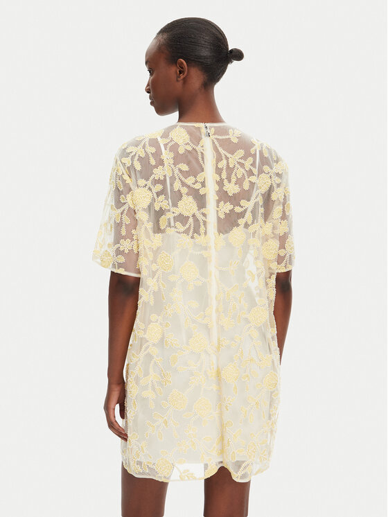 ROTATE ROTATE Abito da cocktail 113675858 Giallo Relaxed Fit