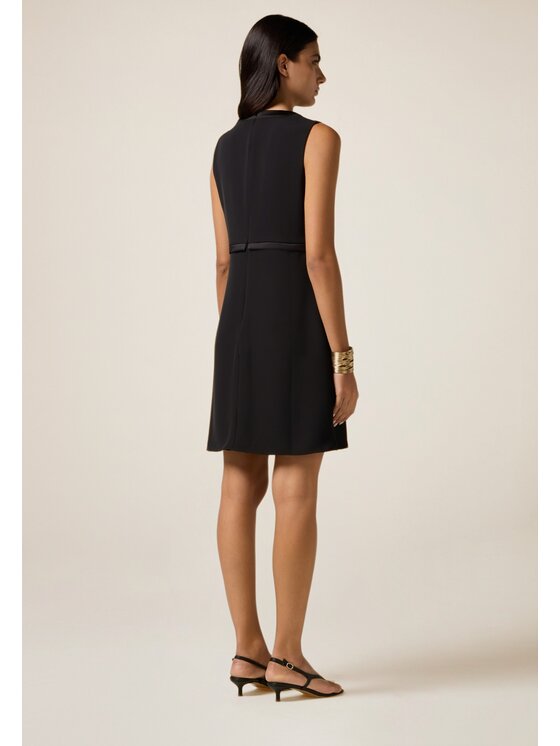 Oltre Oltre Vestito da giorno 7005R104955N033 Nero Slim Fit