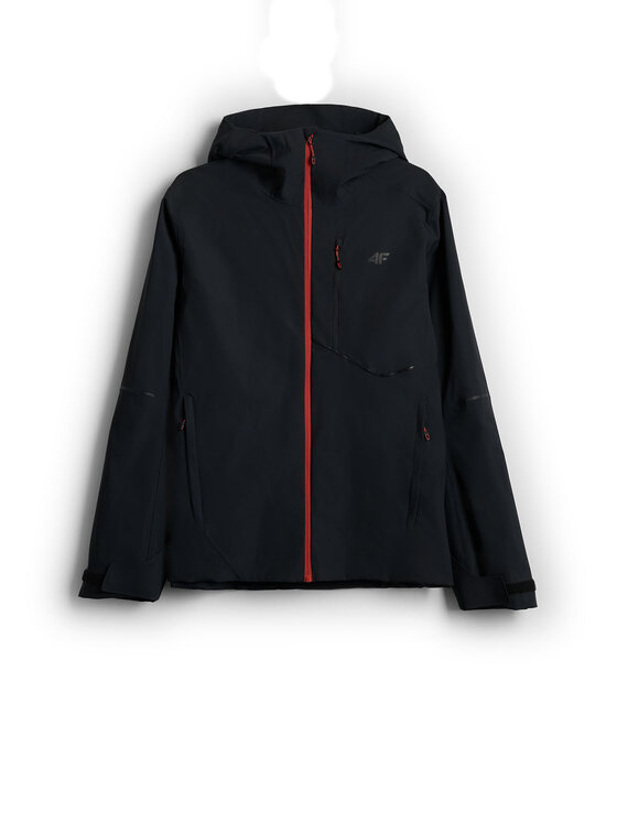 4F 4F Kurtka outdoor TREKKING Czarny Regular Fit