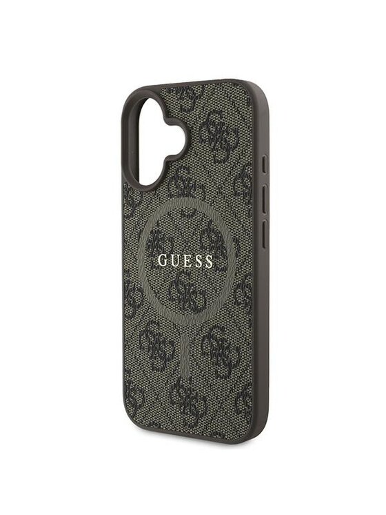Guess Guess Etui na telefon Apple iPhone 16 Plus Brązowy