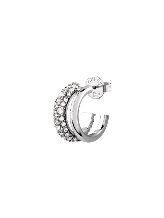 Guess Guess Naušnice JUBE05197JW Stříbrná