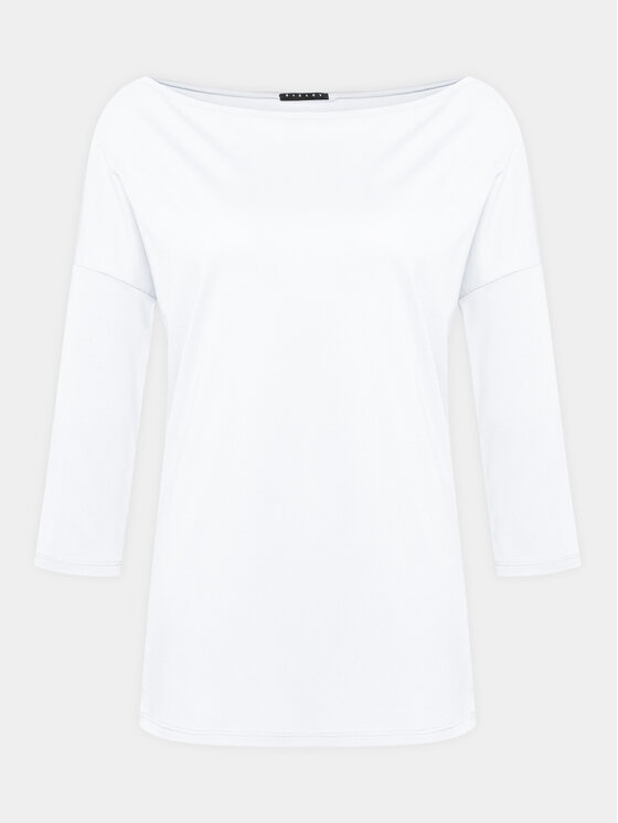 Sisley Sisley Блузка 3QU4L12EE Білий Regular Fit