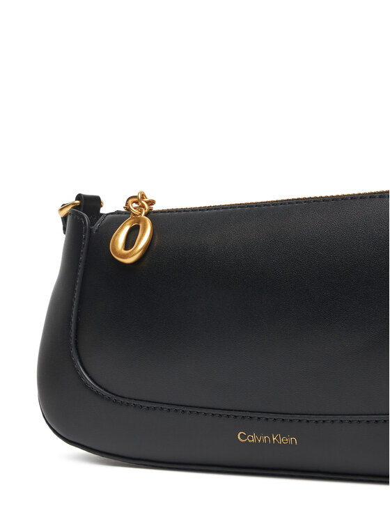 Calvin Klein Calvin Klein Torebka Hardware Zip Crossbody LV04F1046G Czarny