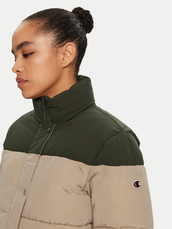 Champion Champion Μπουφάν πουπουλένιο 117574 Μπεζ Custom Fit