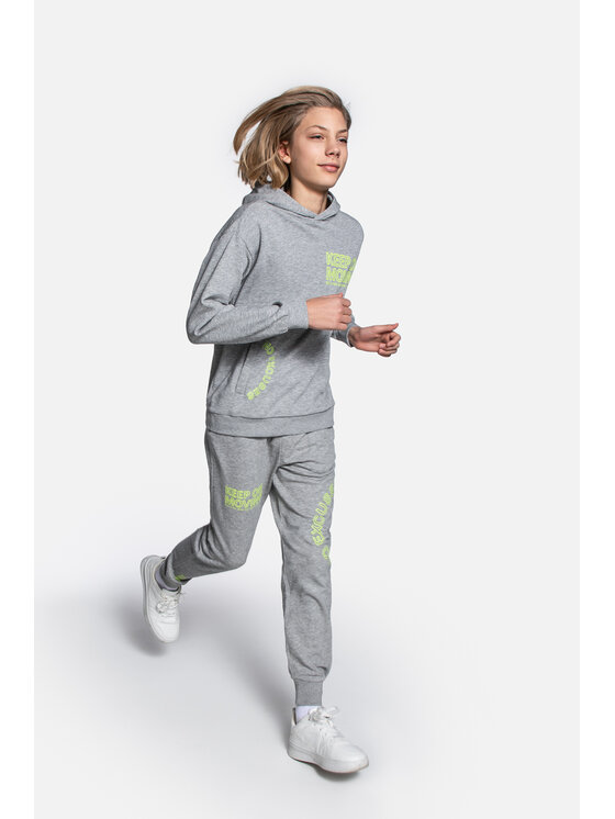 Lemon Explore Lemon Explore Spodnie dresowe WL4120107CWB-019 Szary Regular Fit