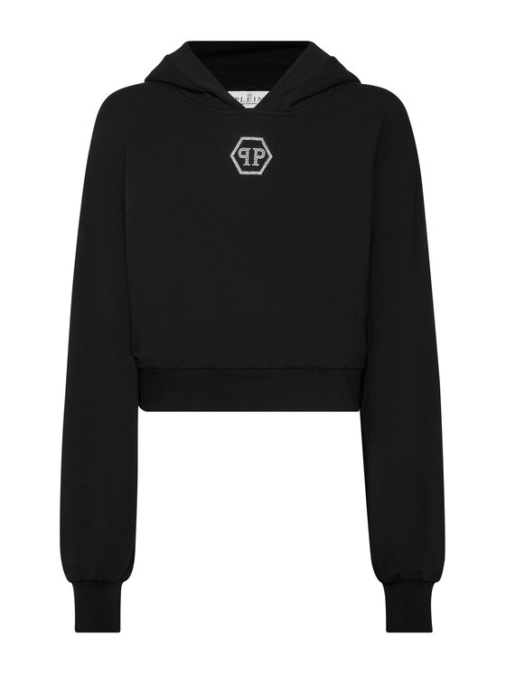 PHILIPP PLEIN PHILIPP PLEIN Mikina 11637 Čierna Regular Fit