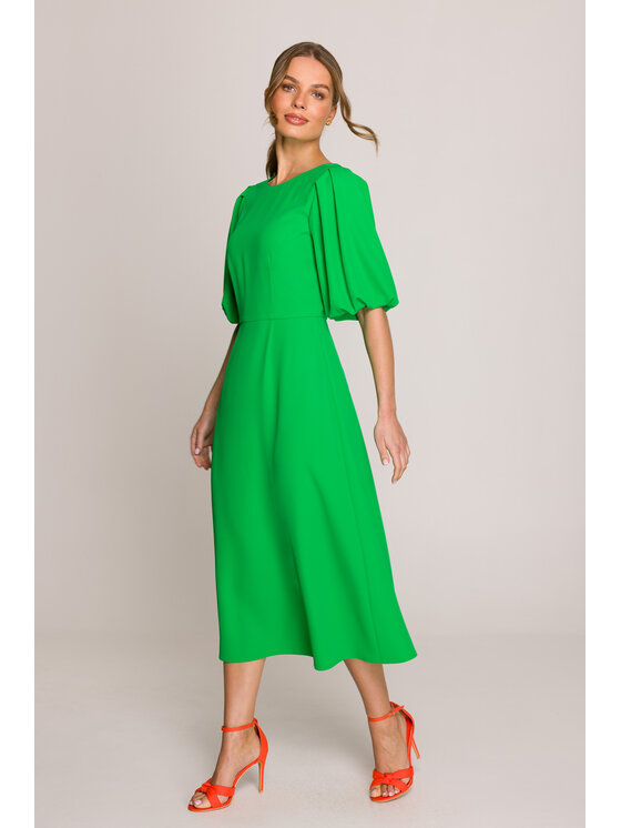 Stylove Stylove Sukienka wieczorowa S399 Zielony Premium Fit