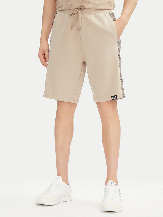 EA7 Emporio Armani EA7 Emporio Armani Pantaloni scurți sport 7M000217 AF12660 U6155 Bej Regular Fit