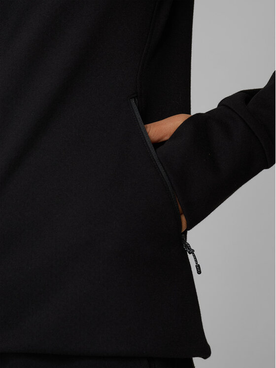 4F 4F Bluza TREKKING Czarny Slim Fit