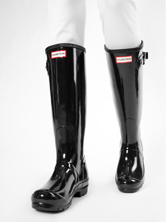 Hunter Hunter Gumene čizme Original Gloss W23616 Crna