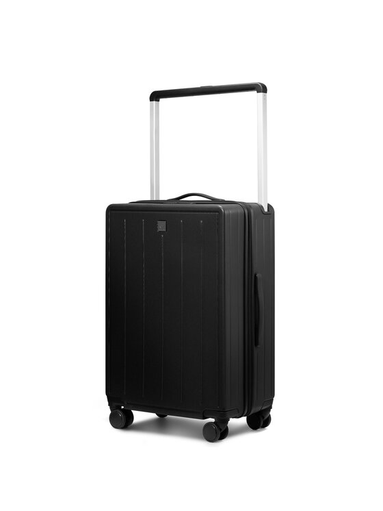 James Hawk James Hawk Walizka średnia Check-in Suitcase Czarny