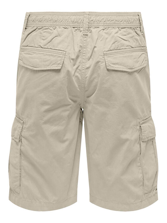 Only & Sons Only & Sons Pantalon scurți din material Loc Cargo 22029214 Bej Regular Fit