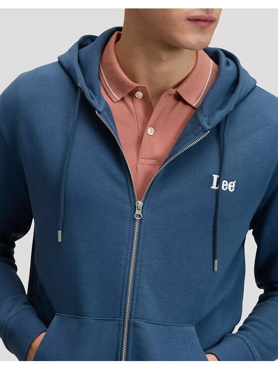 Lee Lee Bluza 112376392 Niebieski Regular Fit