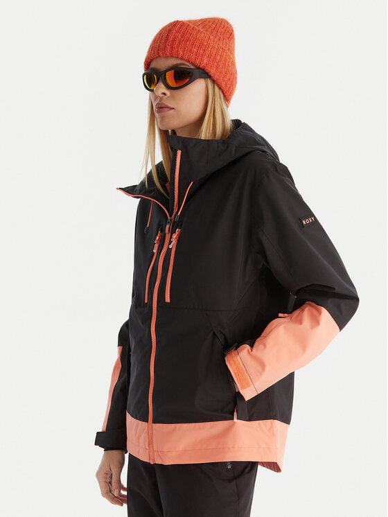 Roxy Roxy Geacă de schi Upwards JK ERJTJ03521 Negru Regular Fit