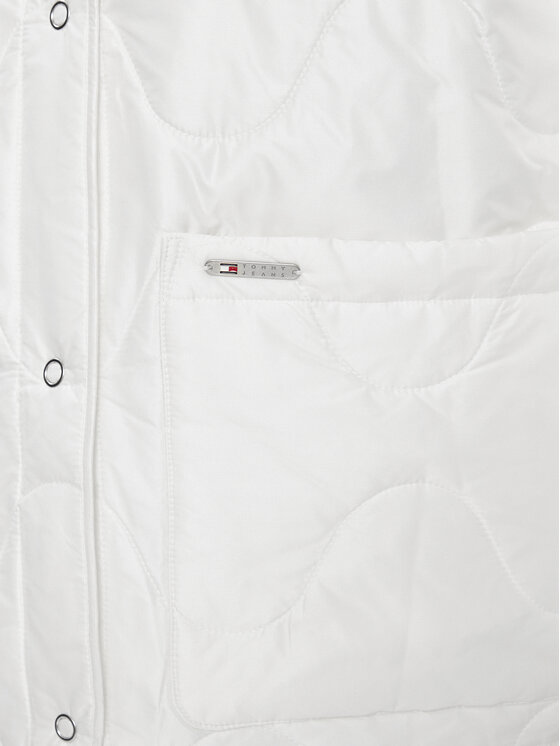 Tommy Jeans Tommy Jeans Kurtka przejściowa Tjw Onion Quilt Liner Jacket DW0DW17235 Biały Regular Fit