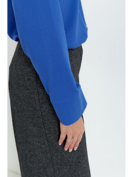 Stylove Stylove Halenka S391 Modrá Curvy Fit