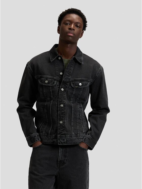 Lee Lee Giacca di jeans RELAXED RIDER JACKET Nero Regular Fit