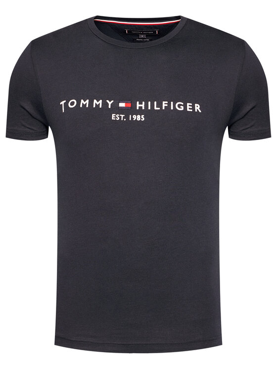 Tommy Hilfiger Tommy Hilfiger T-shirt Core Logo Tee MW0MW11465 Bleu marine Slim Fit