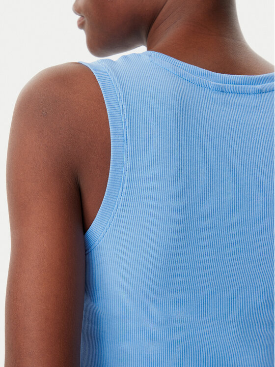 Tommy Jeans Tommy Jeans Top Essential DW0DW20673 Himmelblau Slim Fit