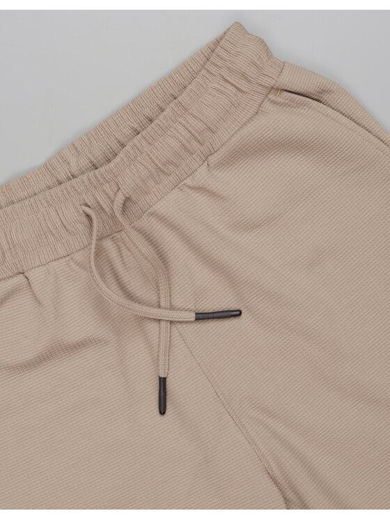 Borgio Borgio Szorty materiałowe valleve Beżowy Classic Fit