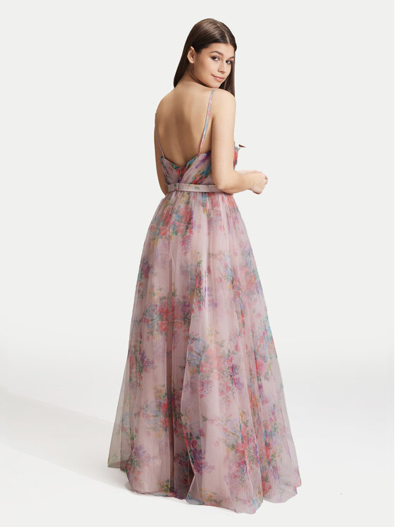Hey Kyla Hey Kyla Rochie de seară 5AG045HK Roz Slim Fit