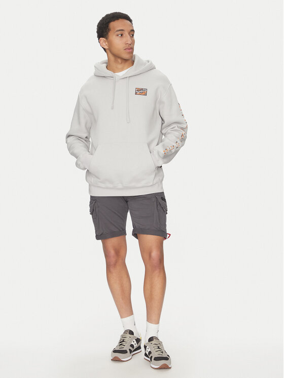 Alpha Industries Alpha Industries Mikina Camo 156340 Sivá Regular Fit