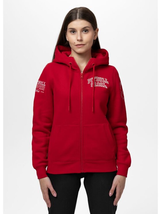 PITBULL PITBULL Bluza FIORA Czerwony Regular Fit