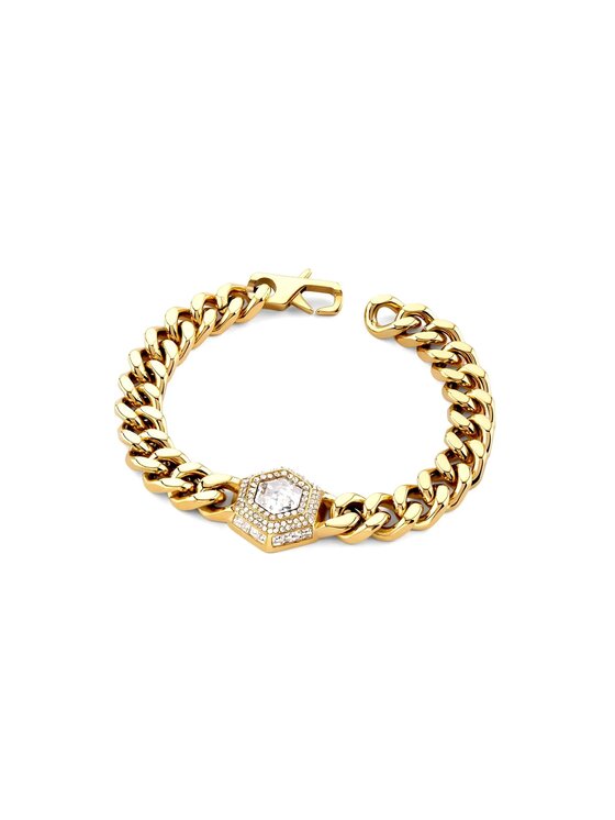 Guess Guess Bransoletka JUMB06007JW-YG Złoty