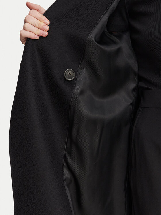 Weekend Max Mara Weekend Max Mara Вовняне пальто Resina 2625016021 Чорний Regular Fit