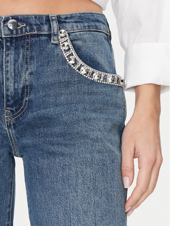 Guess Guess Jeansy W5RA1N D5ACC Niebieski Skinny Fit