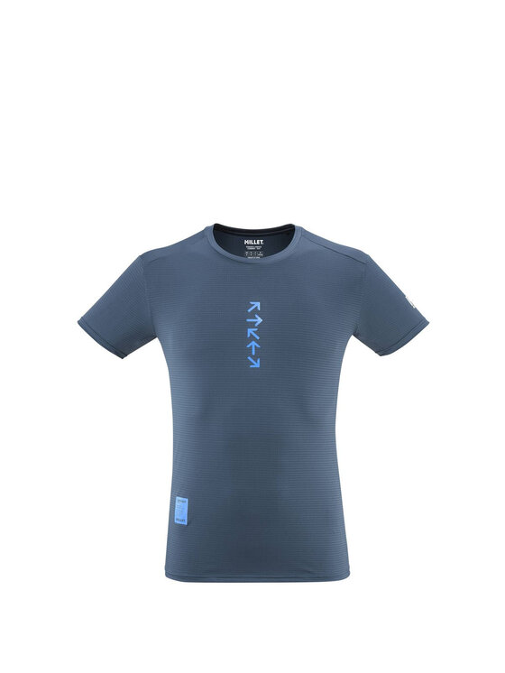 Millet Millet Koszulka techniczna Intense Print Ts Ss M Granatowy Active Fit