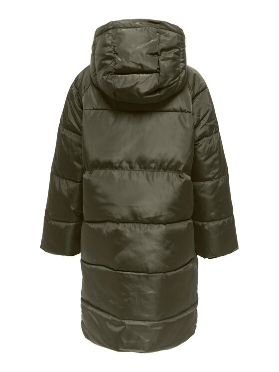 Kids ONLY Kids ONLY Zimné bundy 15306555 Zelená Regular Fit