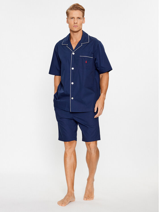 Polo Ralph Lauren Polo Ralph Lauren Pižama 714899503004 Mornarsko modra Regular Fit