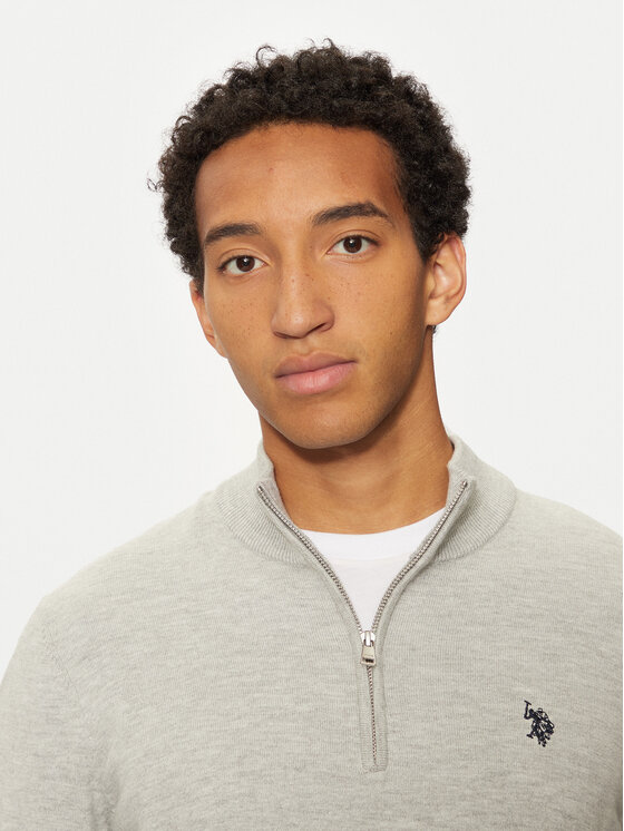 U.S. Polo Assn. U.S. Polo Assn. Пуловер MUP2963 Сив Regular Fit