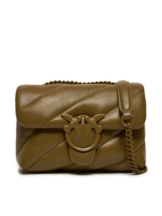 PINKO PINKO Ročna torba Love Puff Mini Cl AI 24-25 PLTT 100039 A1JO Rjava