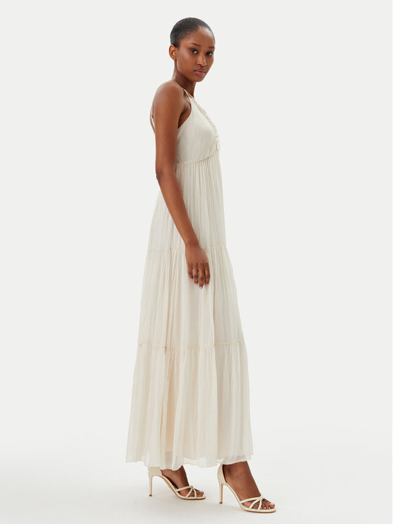 Haveone Haveone Sommerkleid AFF-N011 Écru Loose Fit
